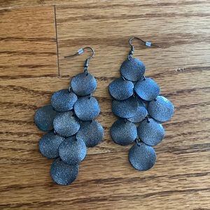 Grey earrings